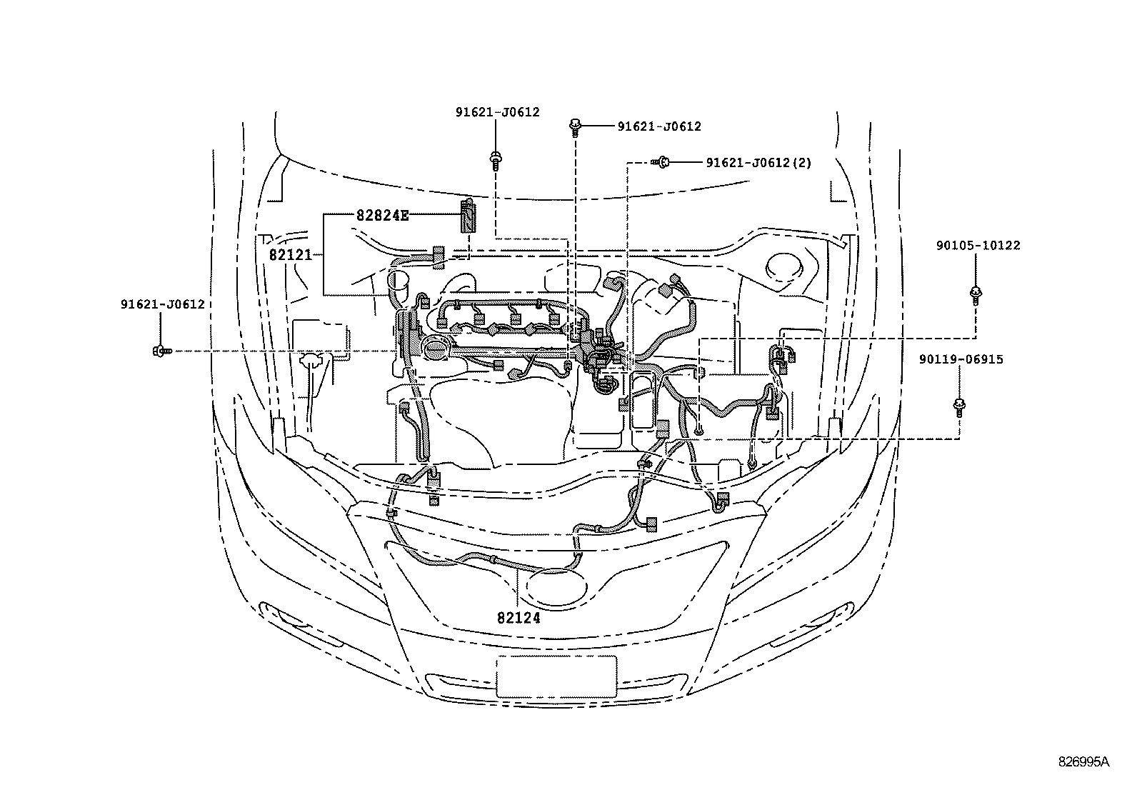  CAMRY CHINA |  WIRING CLAMP