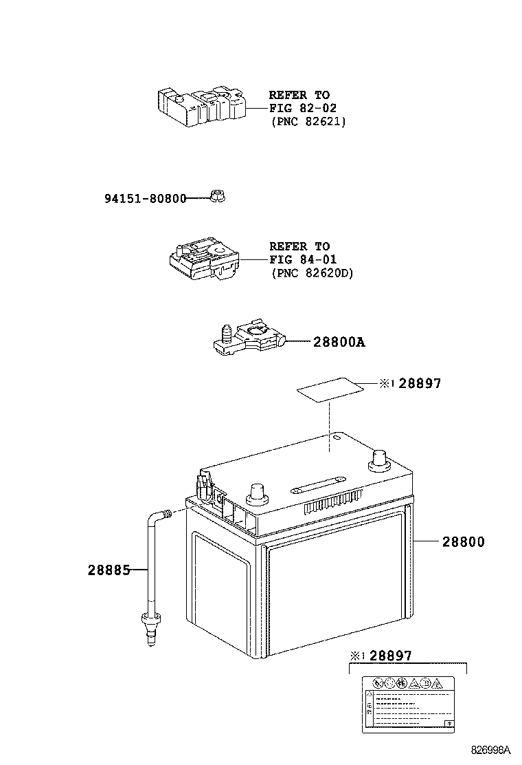  CAMRY CHINA |  BATTERY BATTERY CABLE