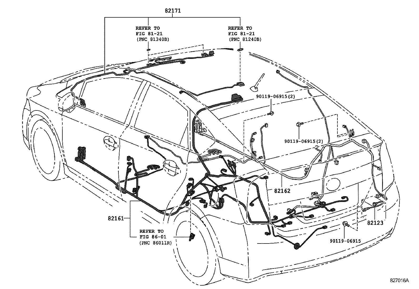  PRIUS CHINA |  WIRING CLAMP