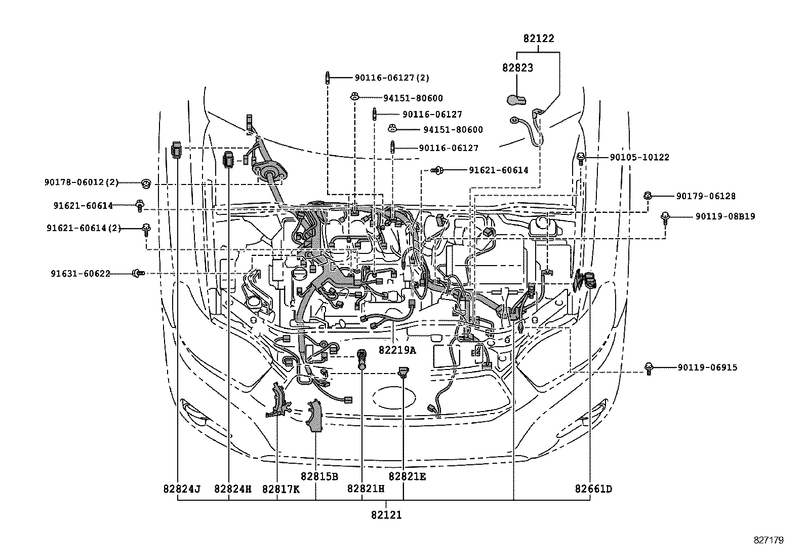  HIGHLANDER KLUGER |  WIRING CLAMP
