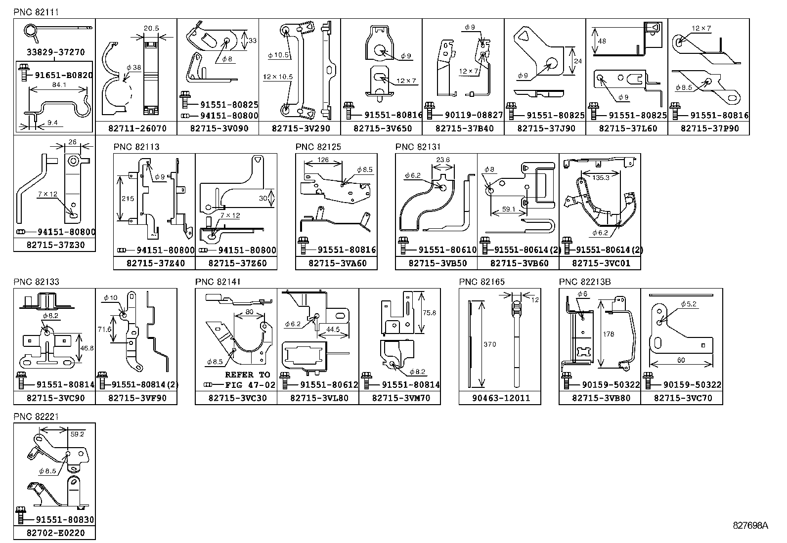  DYNA |  WIRING CLAMP