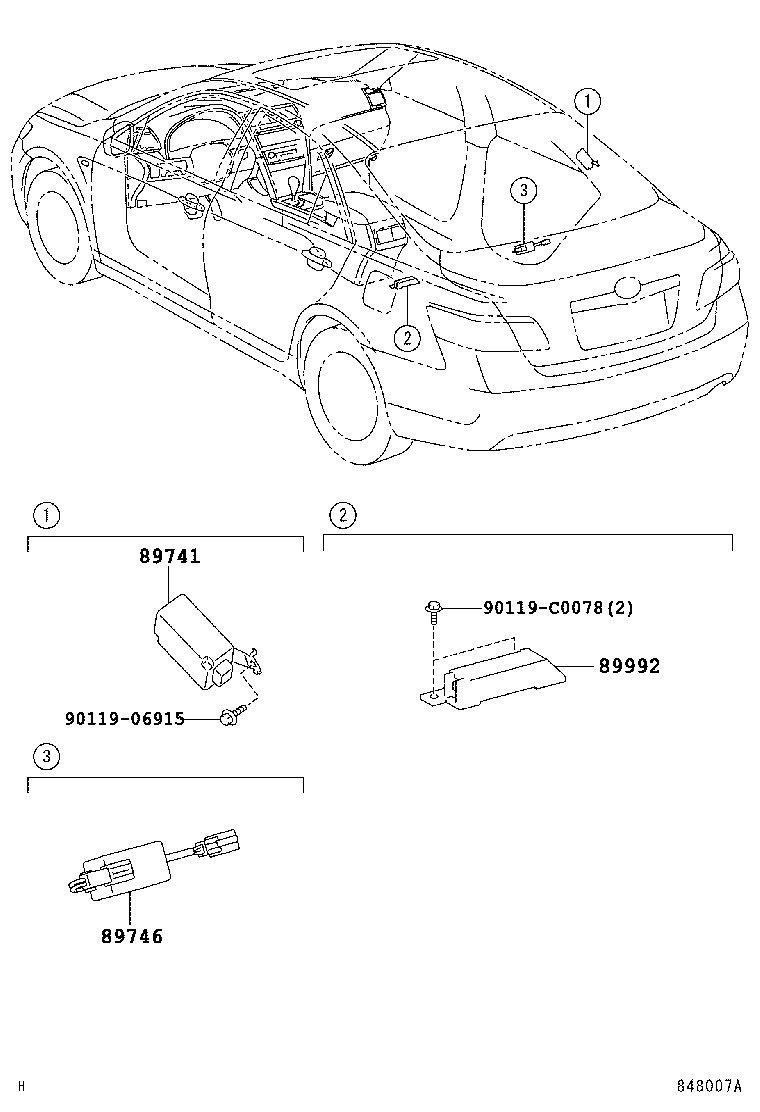  CAMRY CHINA |  WIRELESS DOOR LOCK