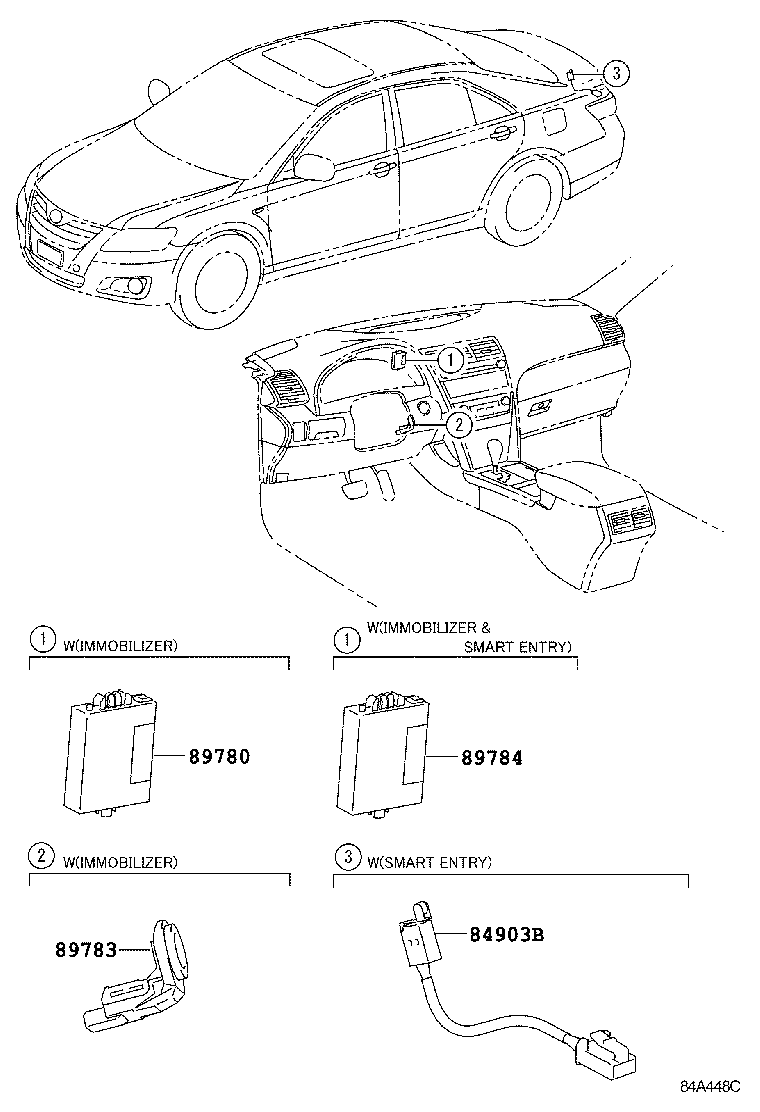  CAMRY HYBRID ASIA |  ANTI THEFT DEVICE