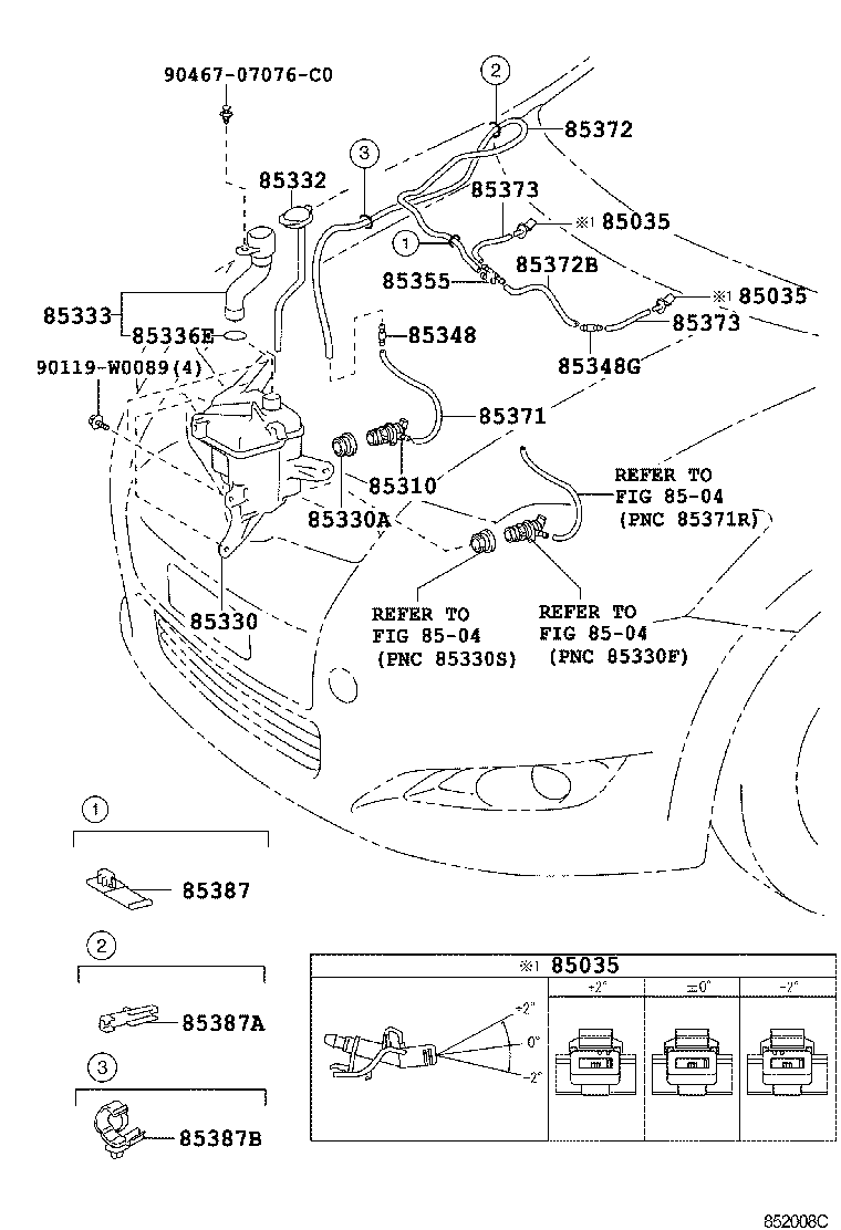  AURIS UKP |  WINDSHIELD WASHER