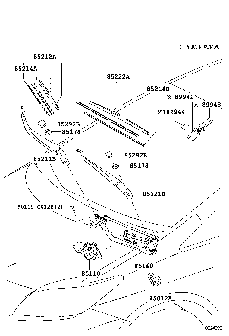  PRIUS CHINA |  WINDSHIELD WIPER