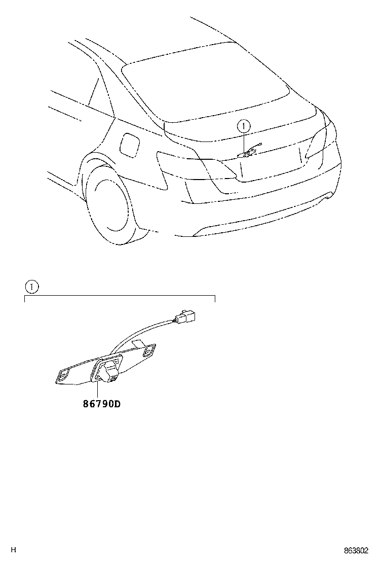  CAMRY CHINA |  REAR MONITOR DISPLAY CAMERA