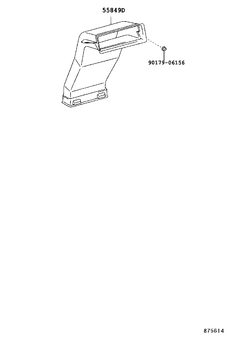  DYNA |  HEATING AIR CONDITIONING CONTROL AIR DUCT