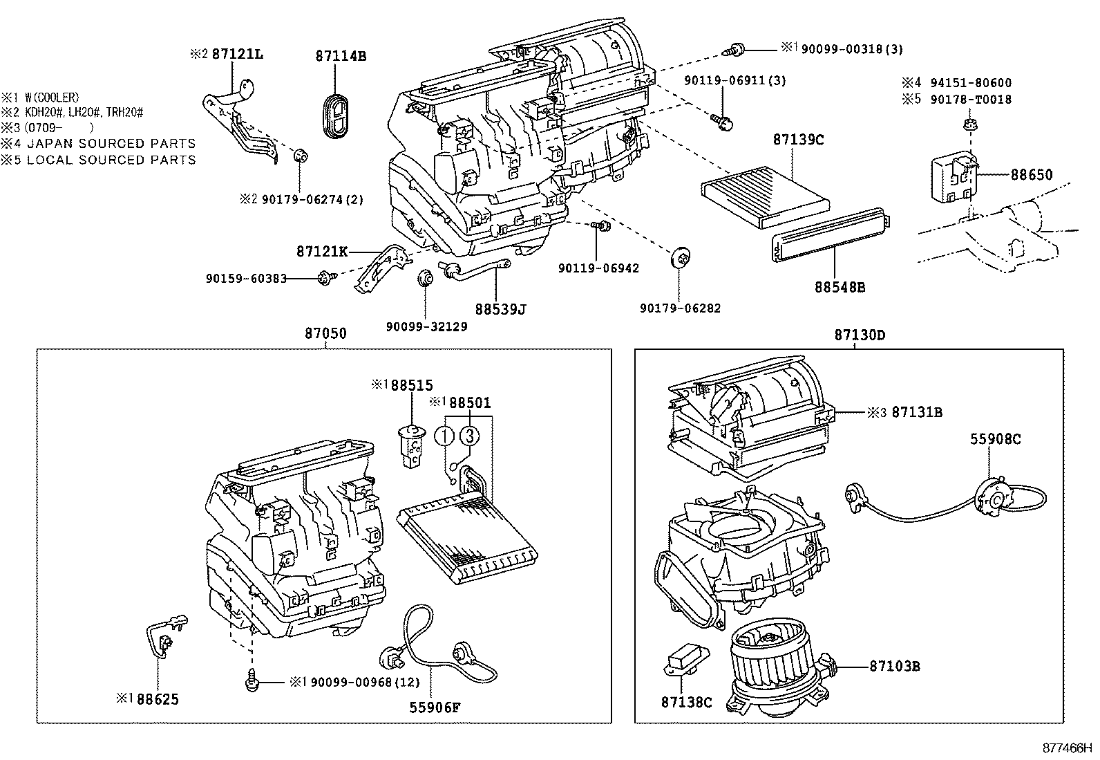  HIACE |  HEATING AIR CONDITIONING COOLER UNIT