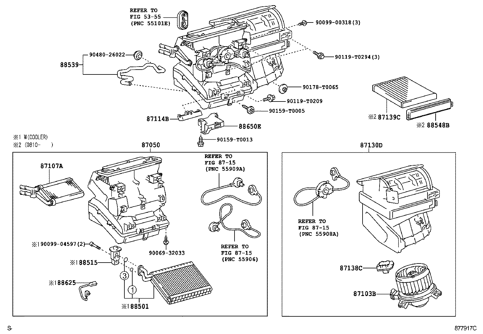  FORTUNER |  HEATING AIR CONDITIONING COOLER UNIT