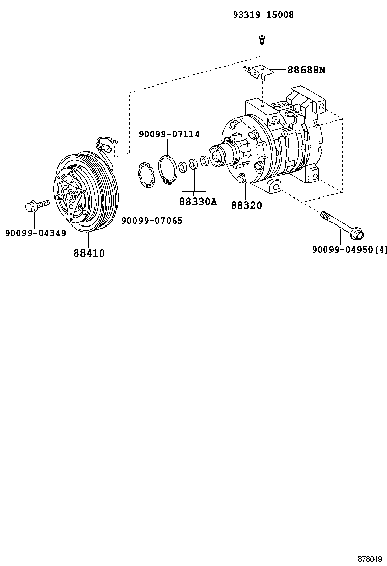  YARIS ASIA |  HEATING AIR CONDITIONING COMPRESSOR