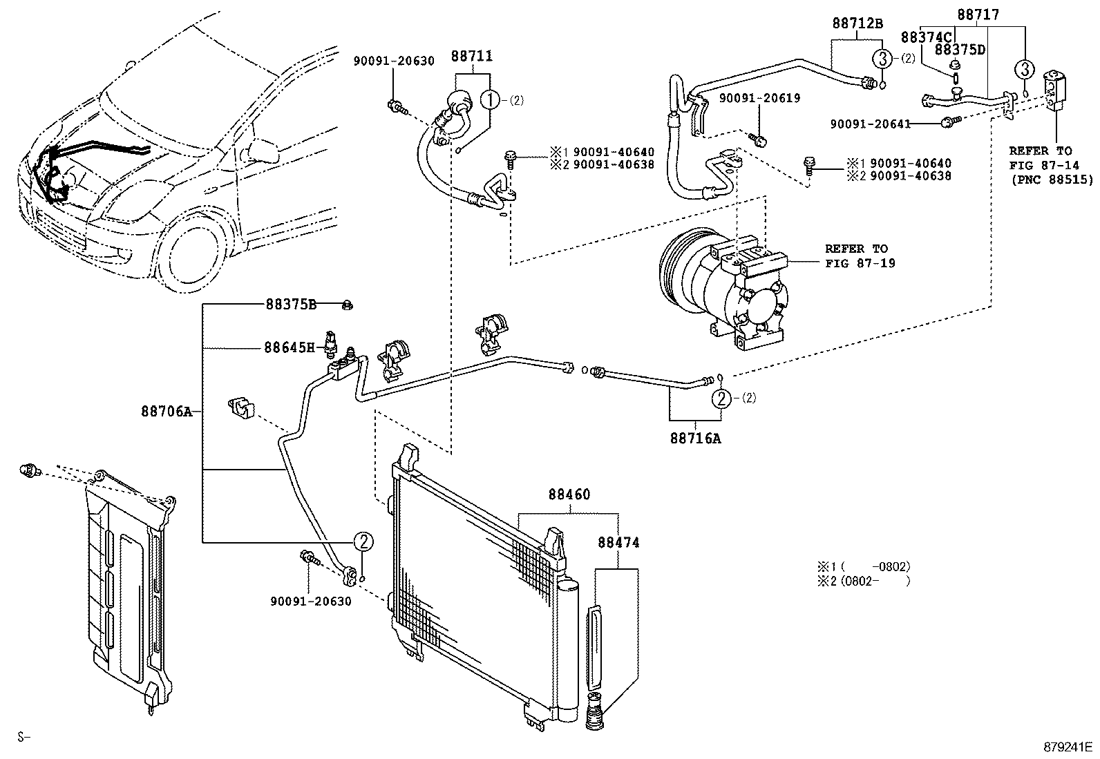 VIOS |  HEATING AIR CONDITIONING COOLER PIPING