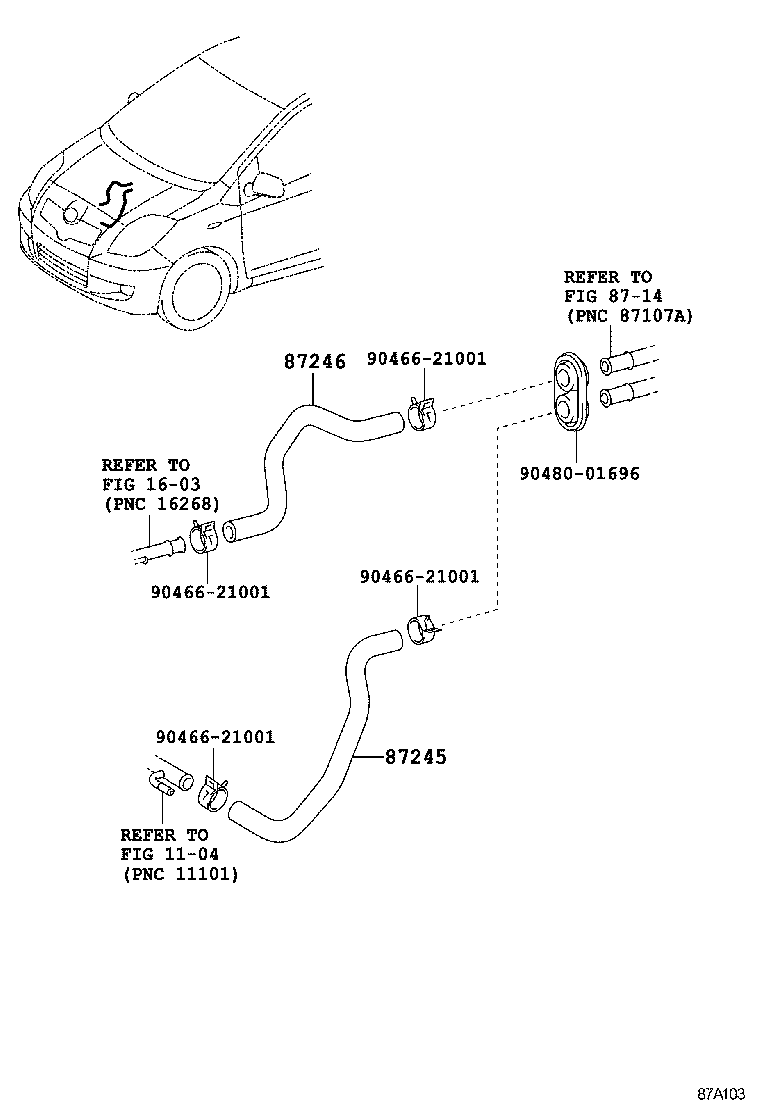  YARIS CHINA |  HEATING AIR CONDITIONING WATER PIPING