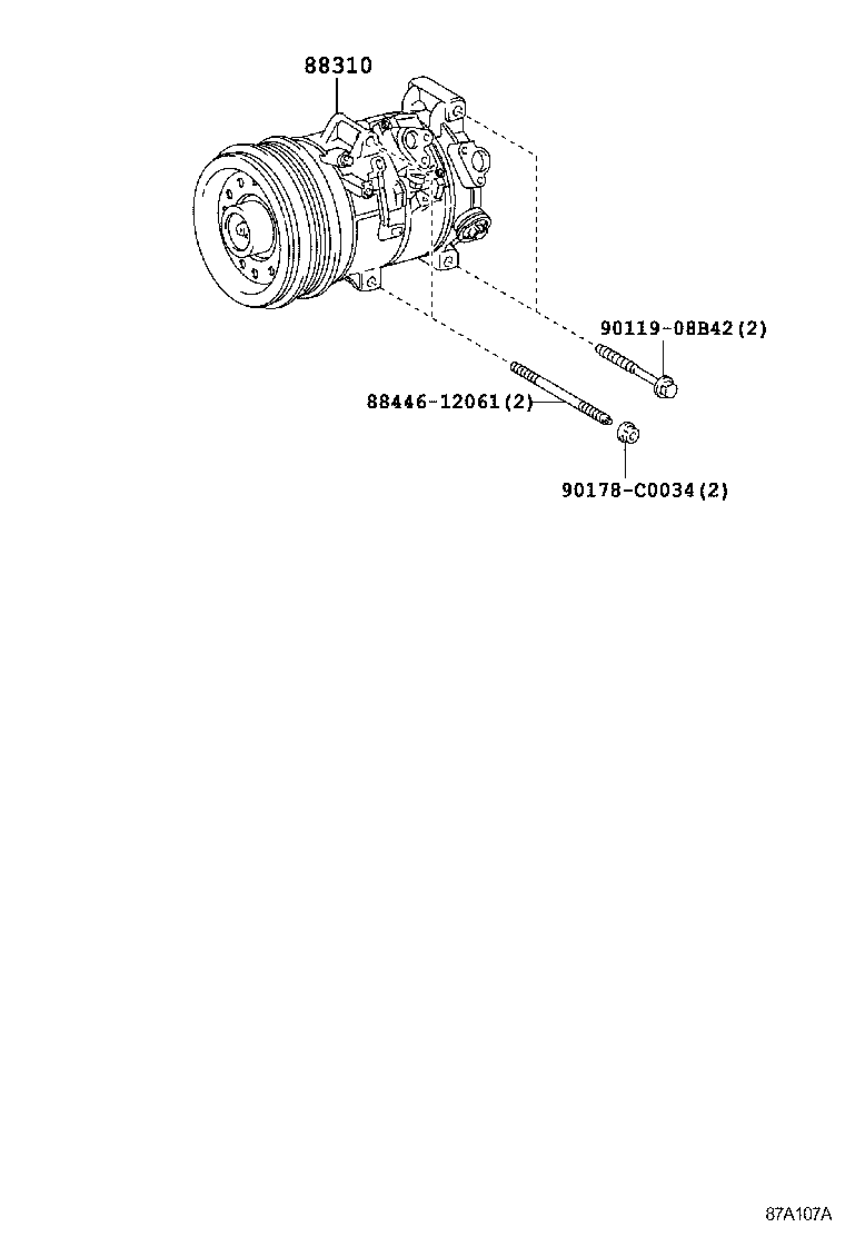  YARIS CHINA |  HEATING AIR CONDITIONING COMPRESSOR