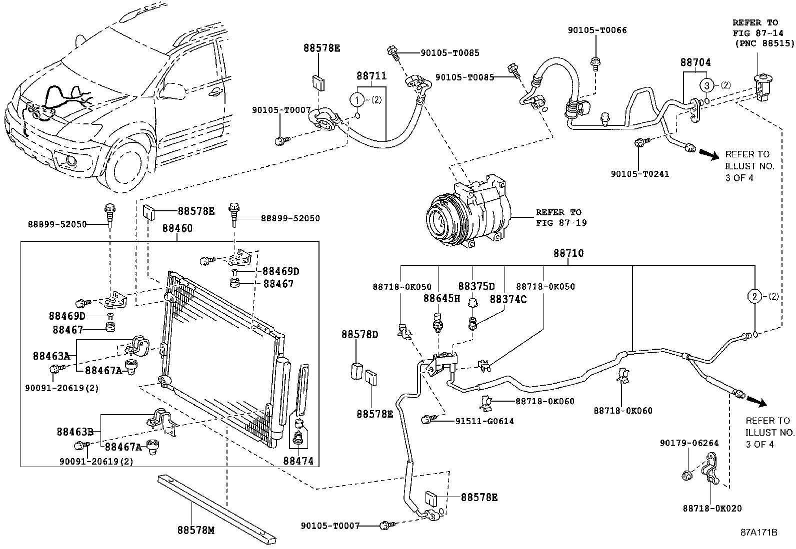  FORTUNER |  HEATING AIR CONDITIONING COOLER PIPING