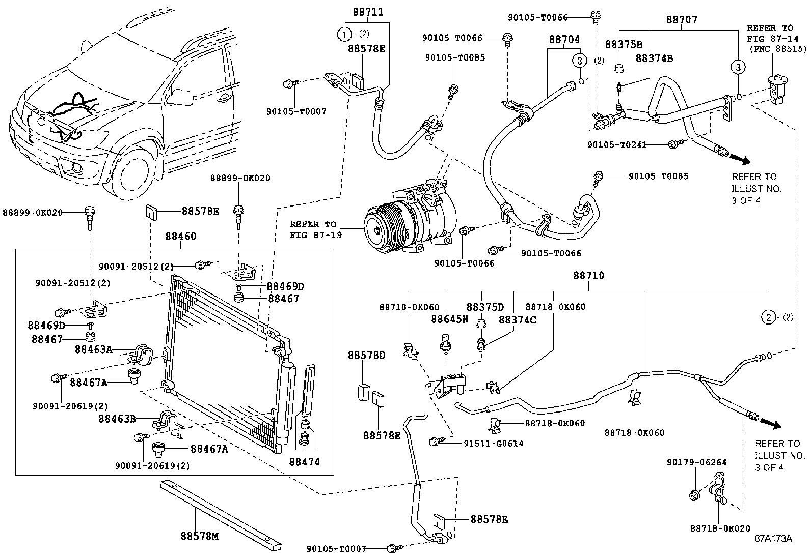  FORTUNER |  HEATING AIR CONDITIONING COOLER PIPING