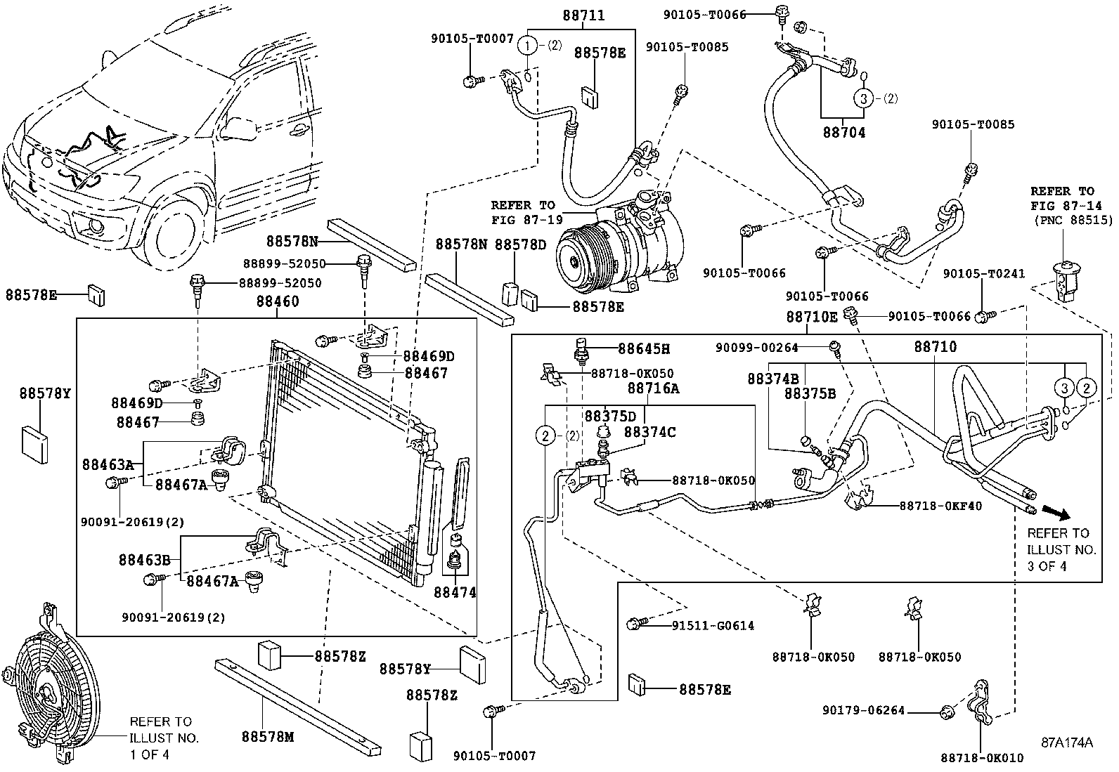  FORTUNER |  HEATING AIR CONDITIONING COOLER PIPING