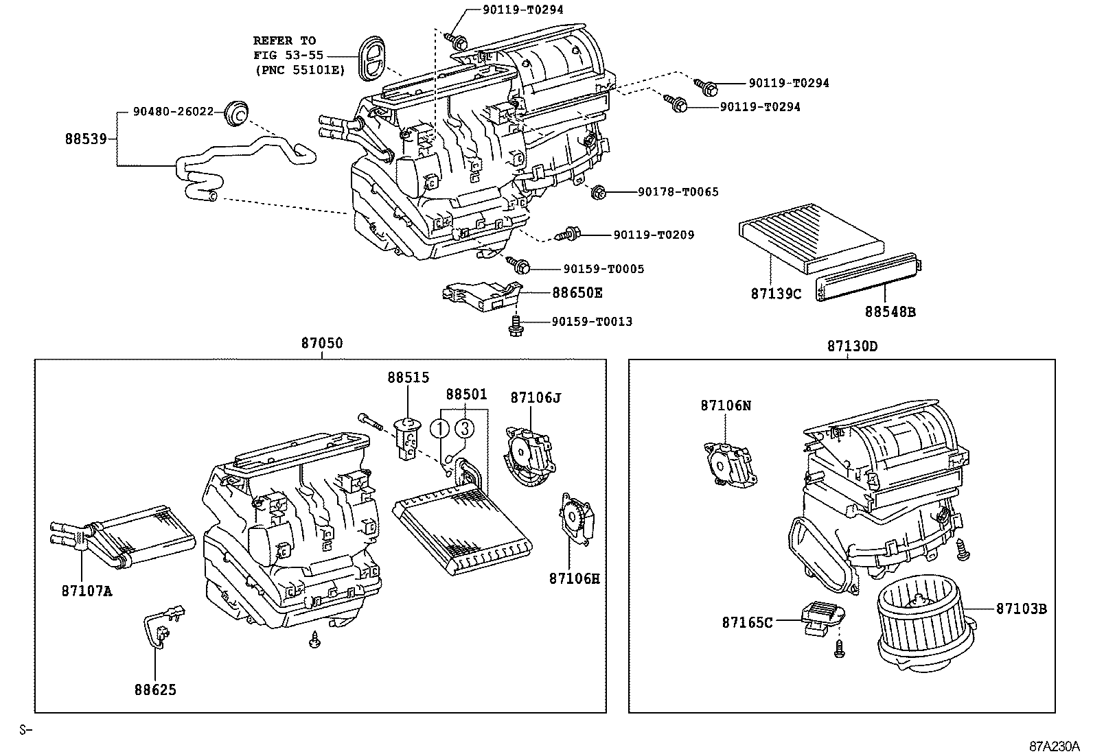  FORTUNER |  HEATING AIR CONDITIONING COOLER UNIT