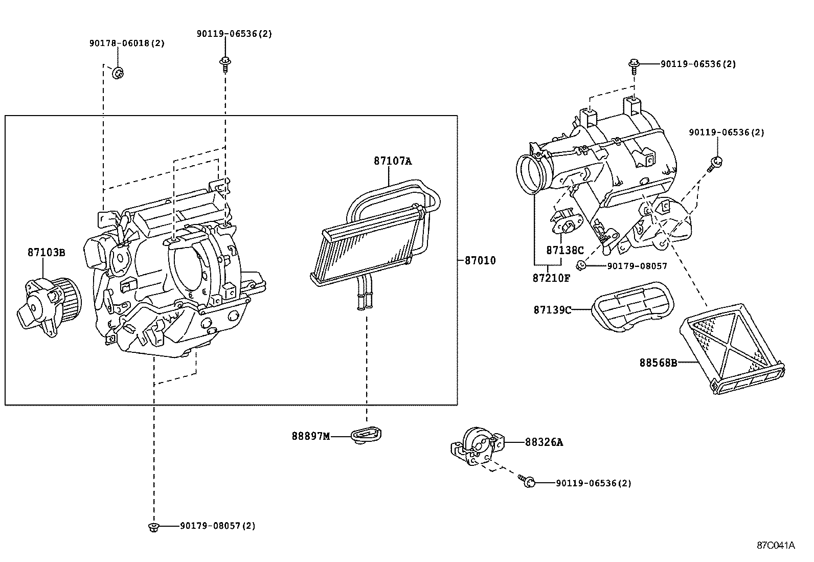  DYNA |  HEATING AIR CONDITIONING COOLER UNIT