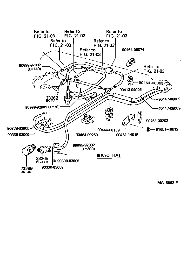  LAND CRUISER 70 |  VACUUM PIPING