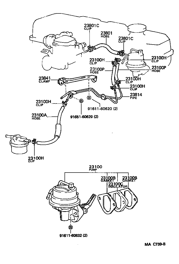  LAND CRUISER 70 |  FUEL PUMP PIPE