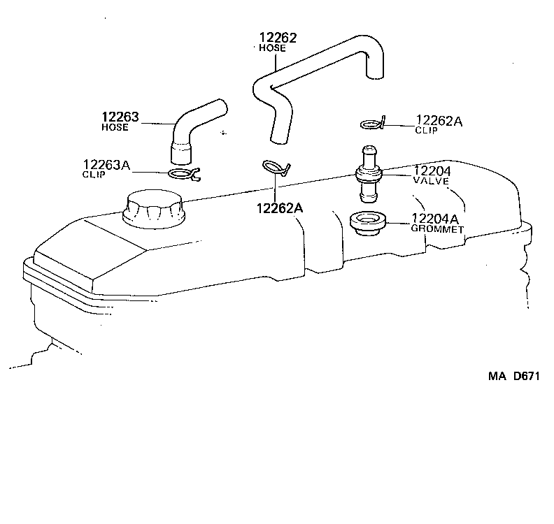  LAND CRUISER 70 |  VENTILATION HOSE