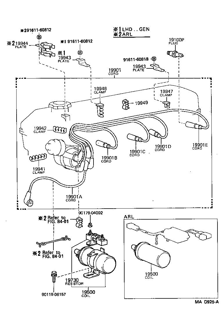  LAND CRUISER 70 |  IGNITION COIL SPARK PLUG