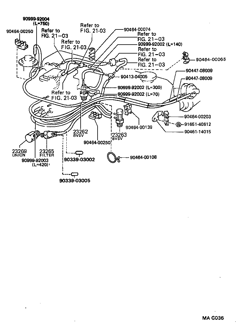  LAND CRUISER 70 |  VACUUM PIPING