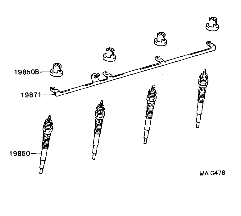  LAND CRUISER 70 |  IGNITION COIL SPARK PLUG