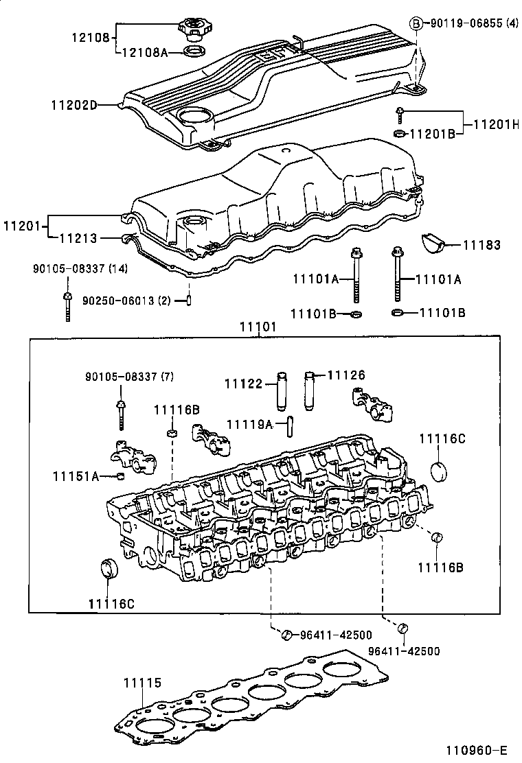  LAND CRUISER 100 105 |  CYLINDER HEAD