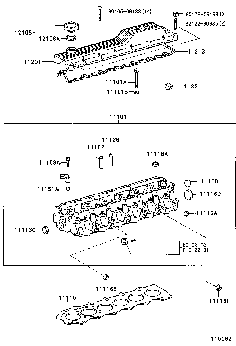  LAND CRUISER 100 105 |  CYLINDER HEAD