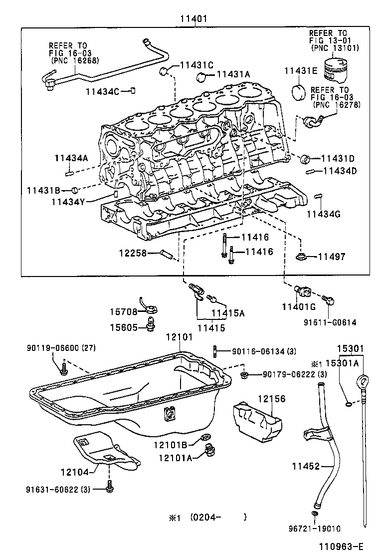  LAND CRUISER 100 105 |  CYLINDER BLOCK