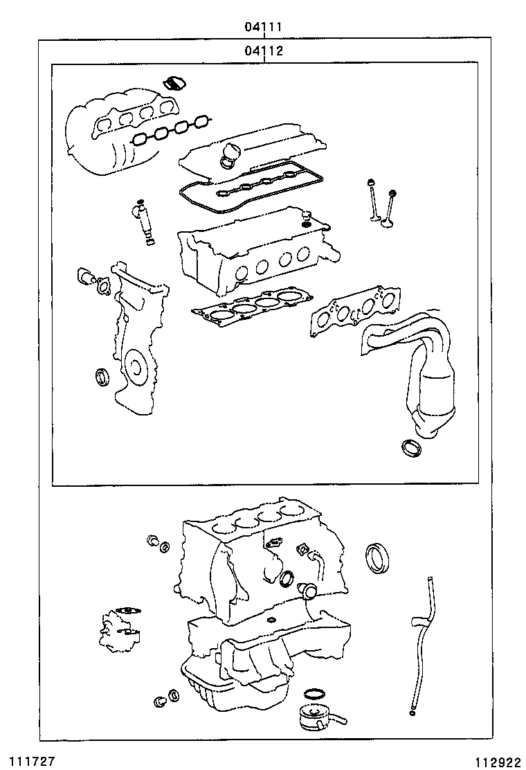  RAV4 |  ENGINE OVERHAUL GASKET KIT