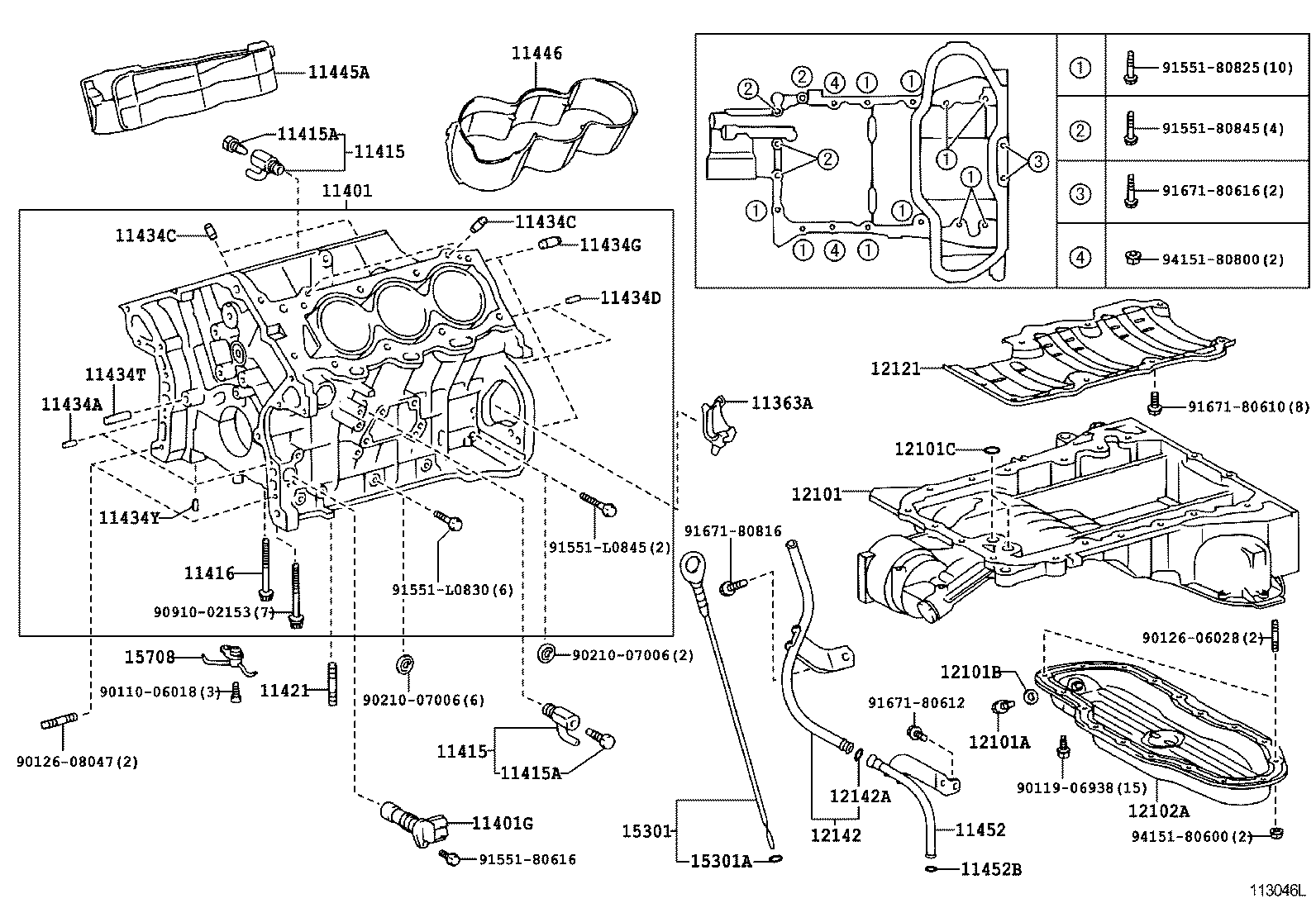  CROWN |  CYLINDER BLOCK
