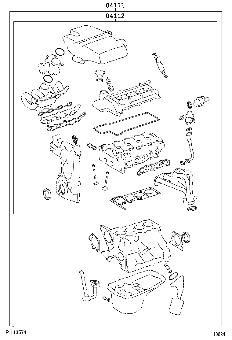  RACTIS |  ENGINE OVERHAUL GASKET KIT