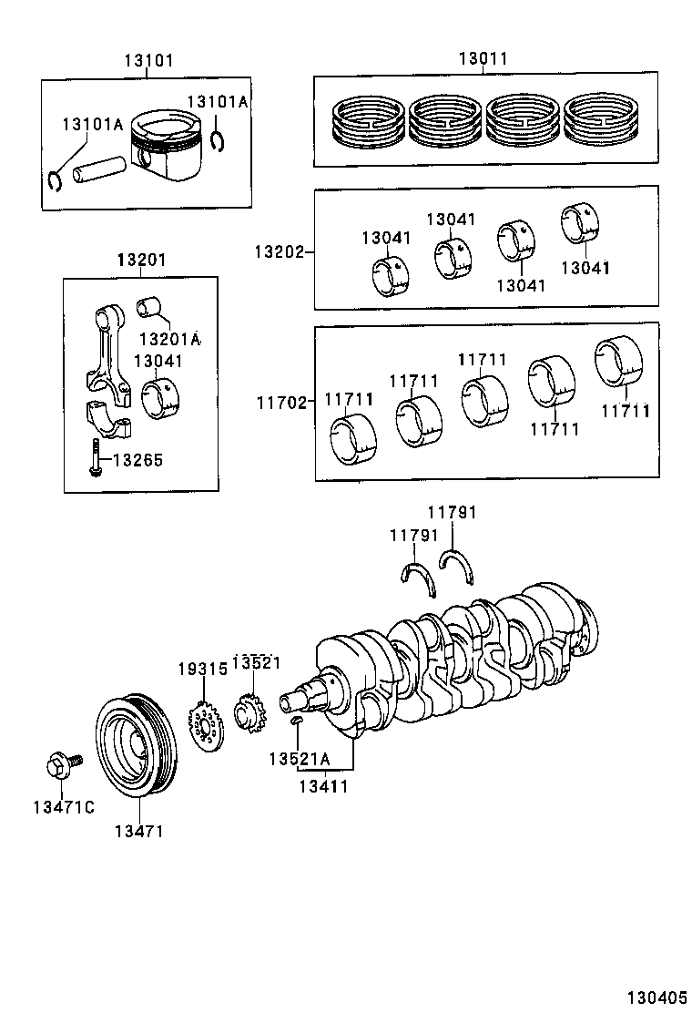  WISH |  CRANKSHAFT PISTON