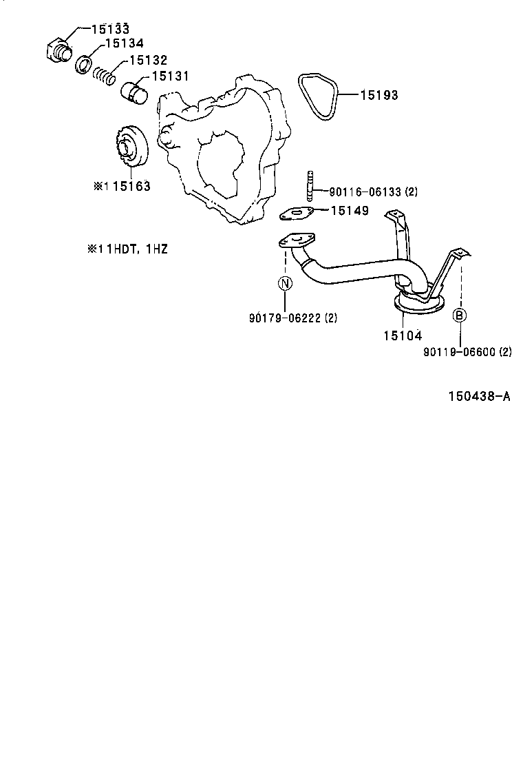  LAND CRUISER 100 105 |  ENGINE OIL PUMP