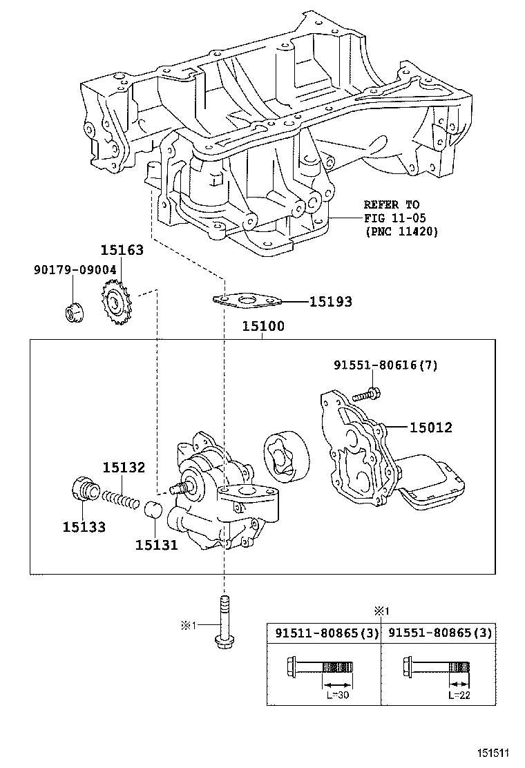  AVENSIS |  ENGINE OIL PUMP