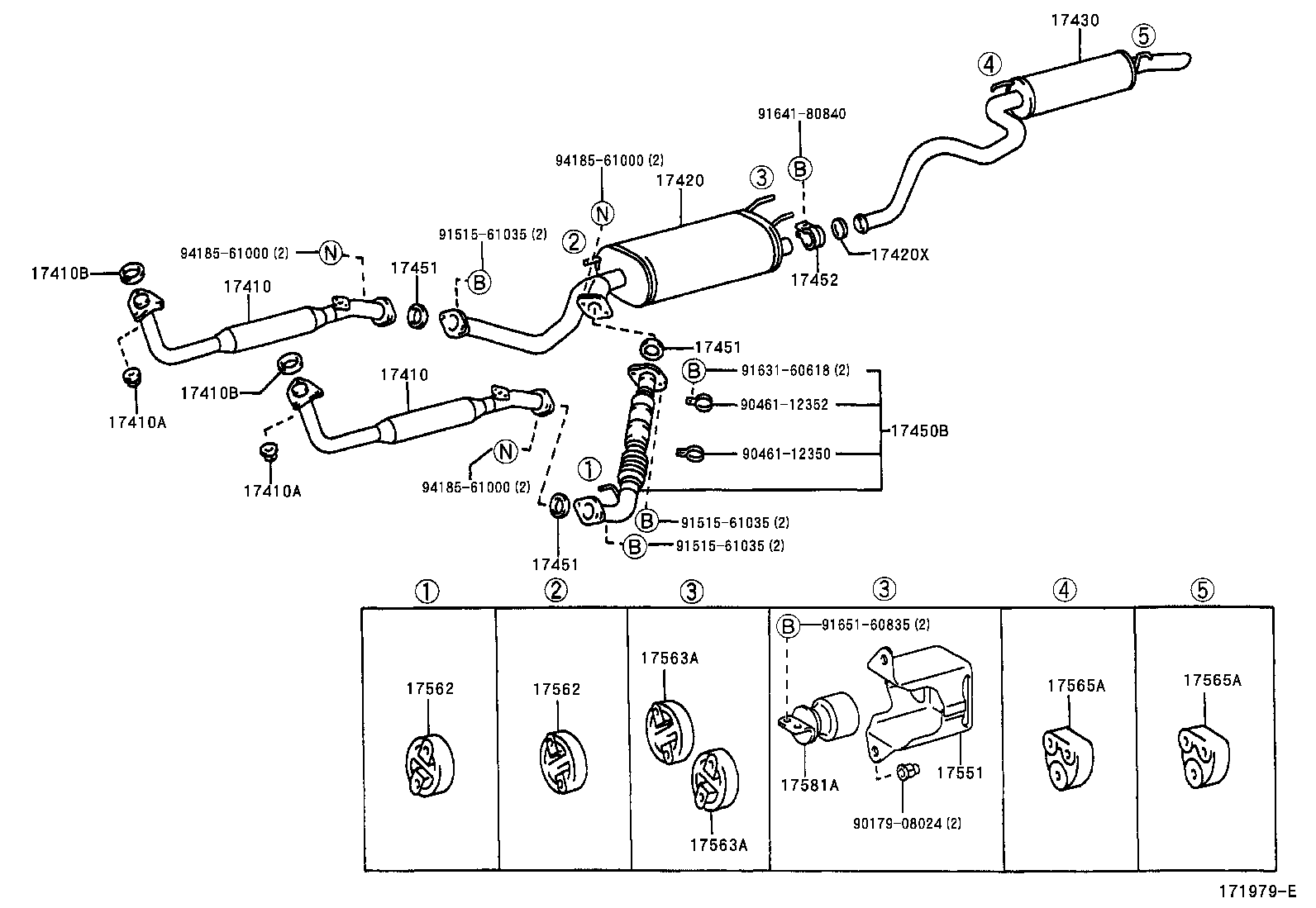  LX470 |  EXHAUST PIPE