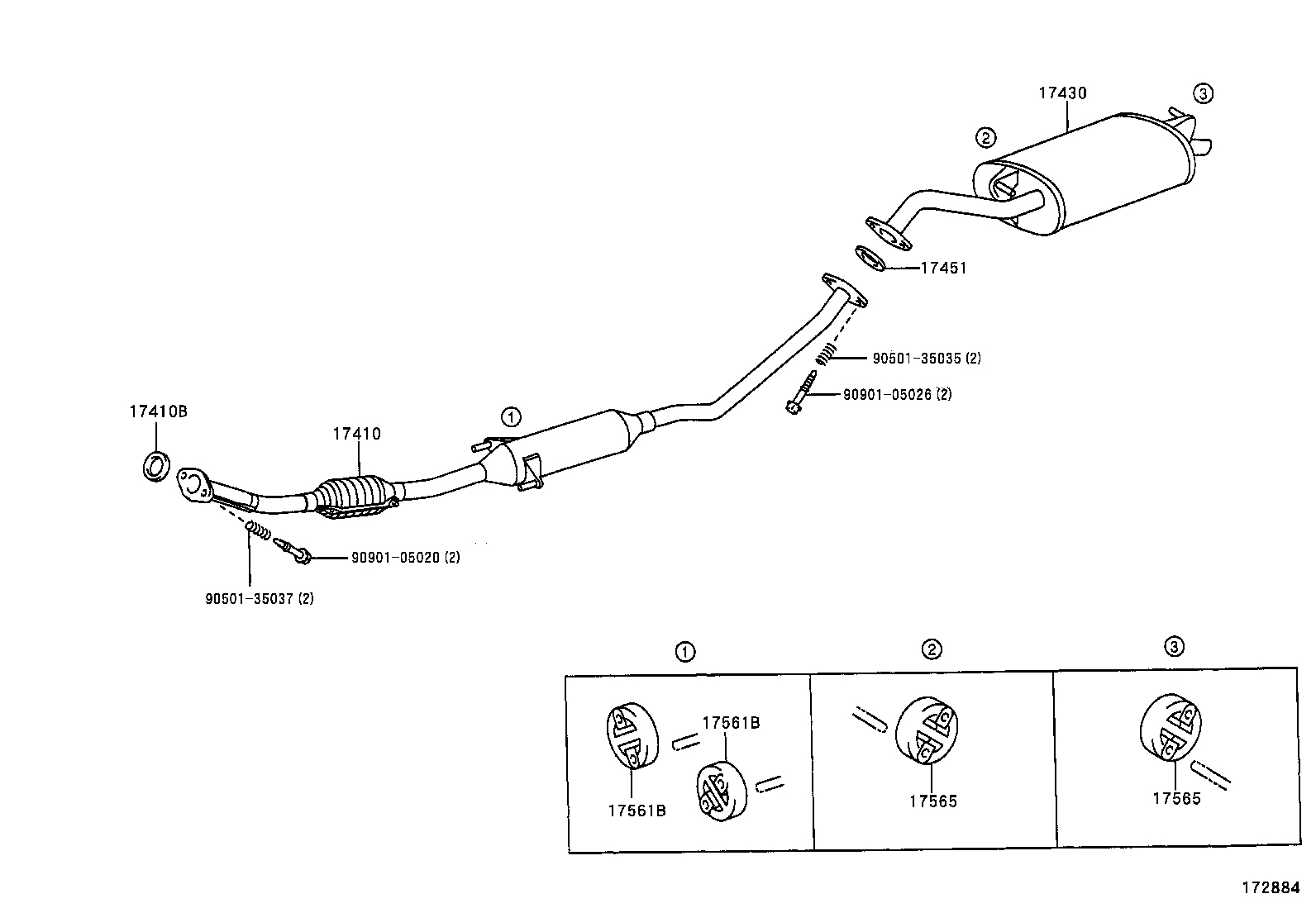 TOYOTA COROLLA ASIA INDIAZZE121R-GEMNKE - TOOL-ENGINE-FUEL - EXHAUST ...