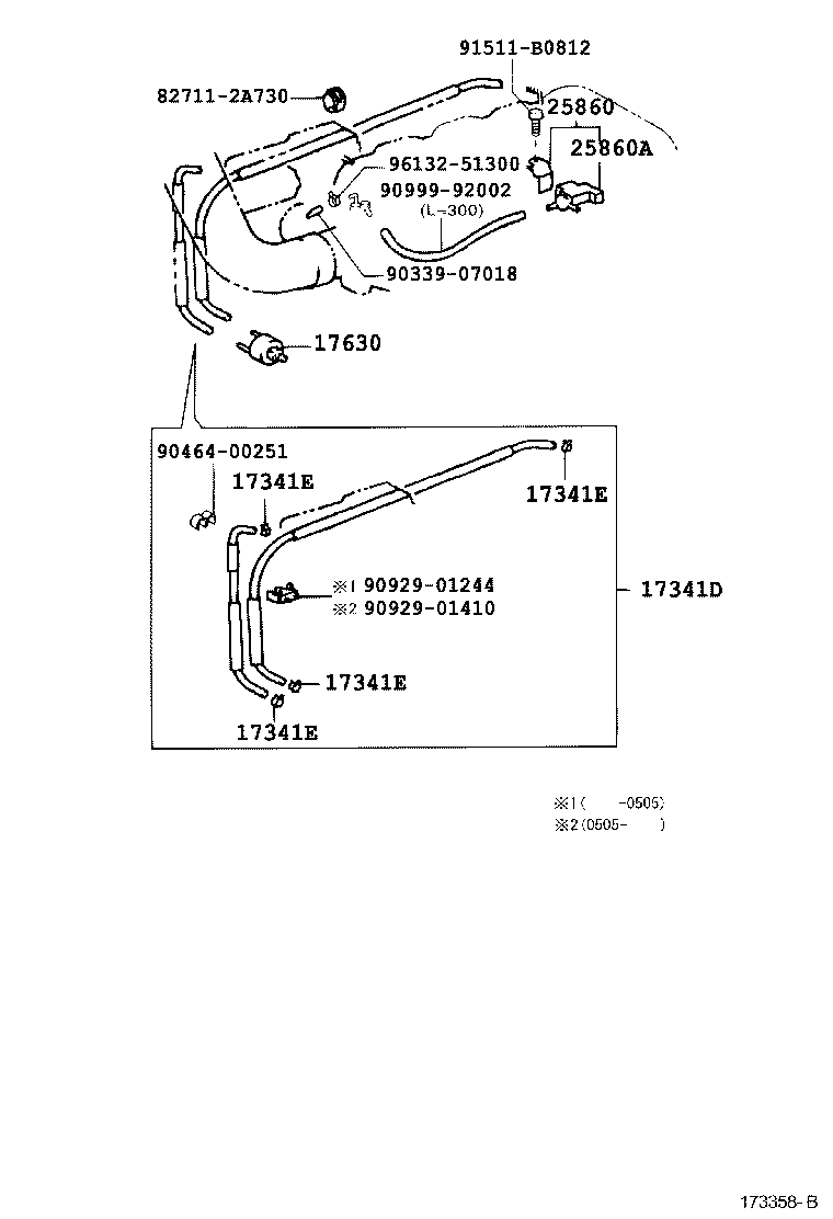  LX470 |  VACUUM PIPING