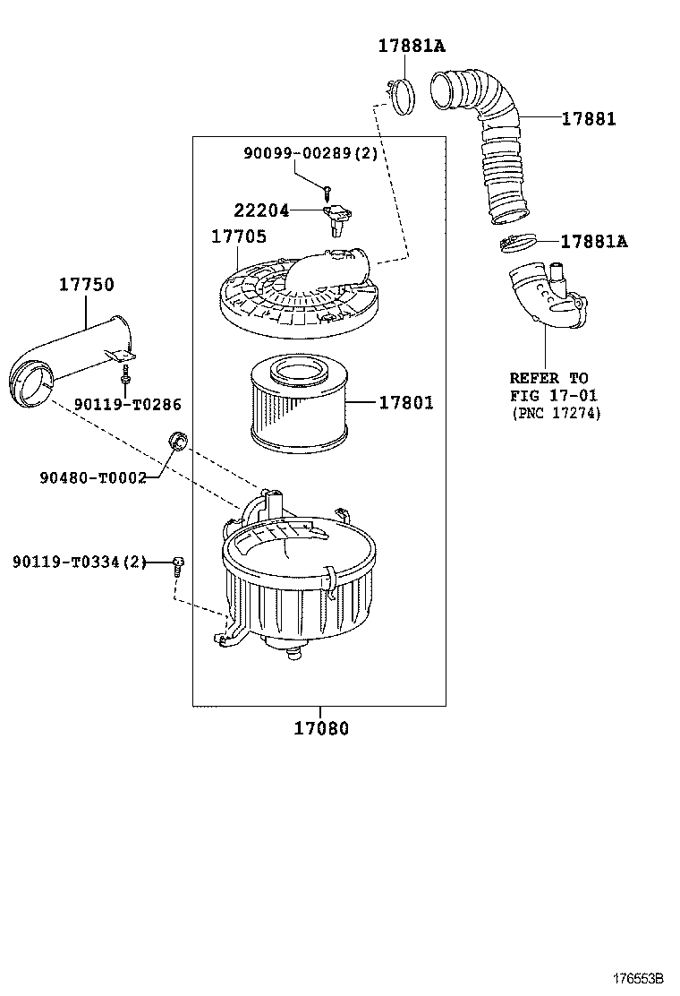  HILUX |  AIR CLEANER