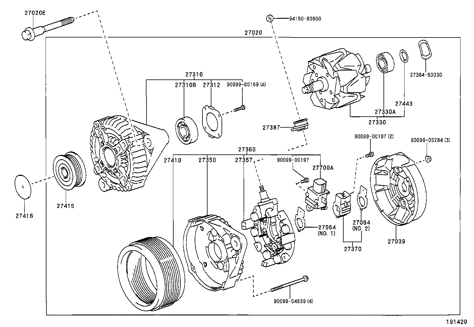  RAV4 |  ALTERNATOR