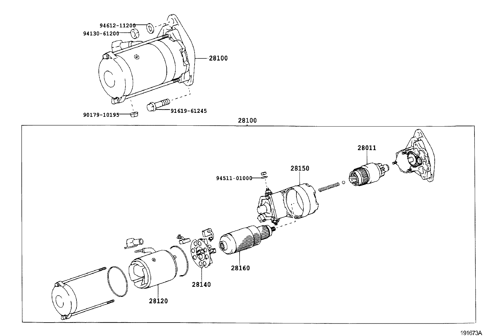  LAND CRUISER 100 105 |  STARTER