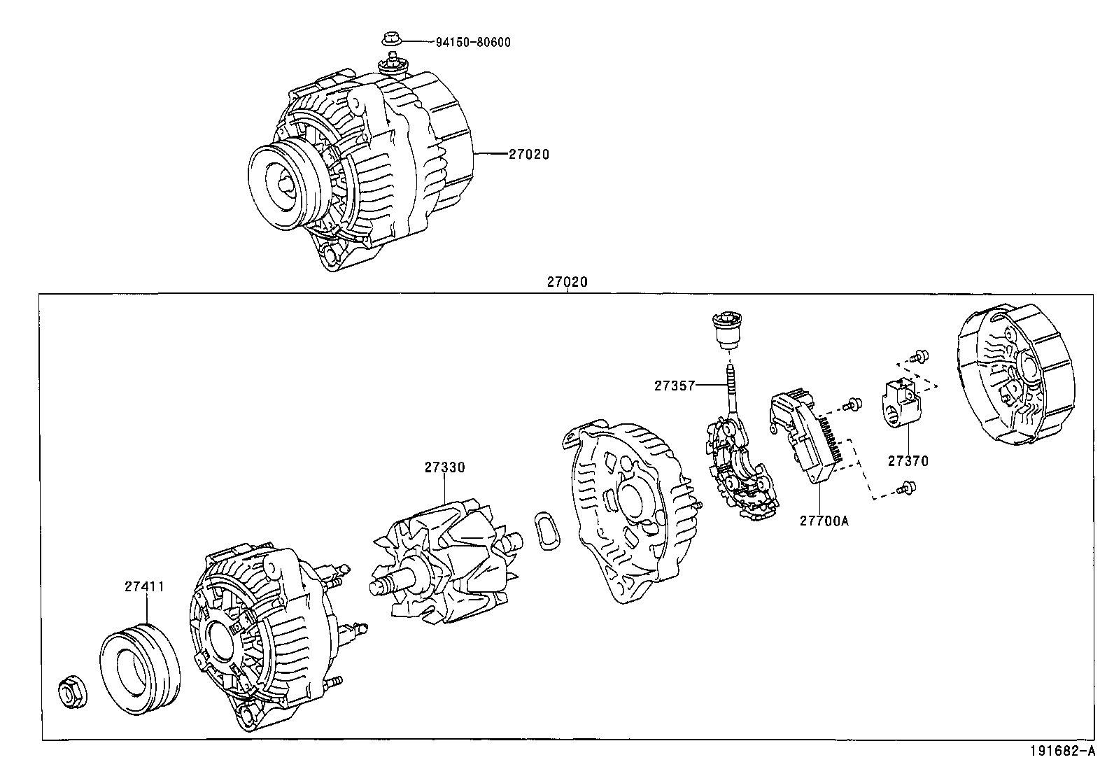  LAND CRUISER 100 105 |  ALTERNATOR