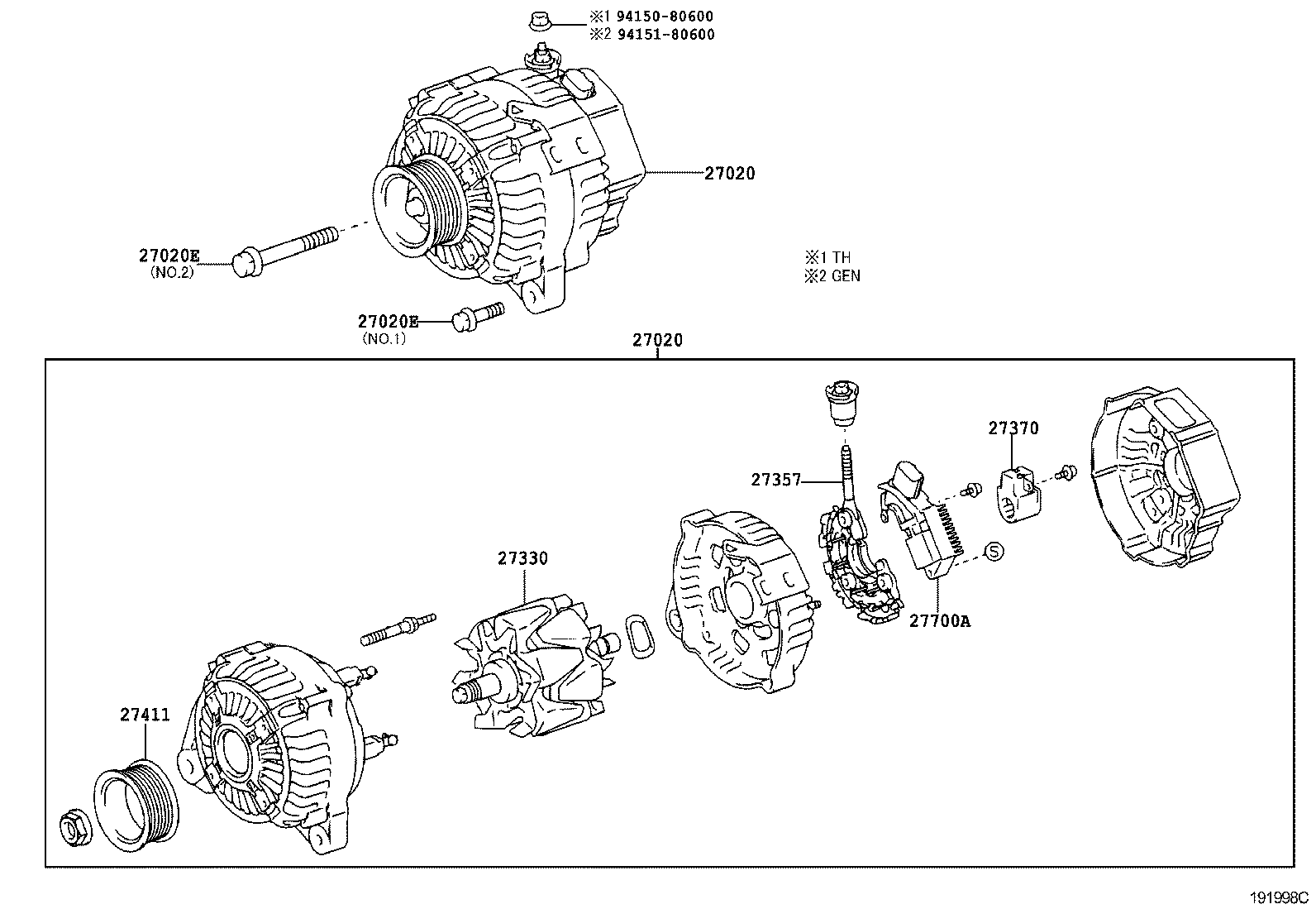  WISH |  ALTERNATOR