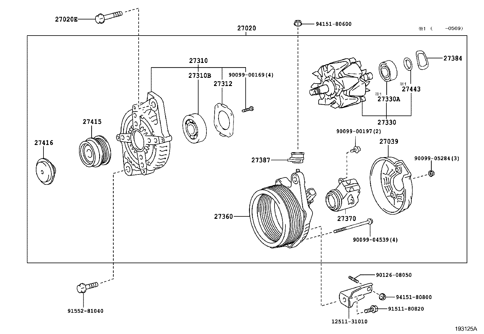  CROWN |  ALTERNATOR