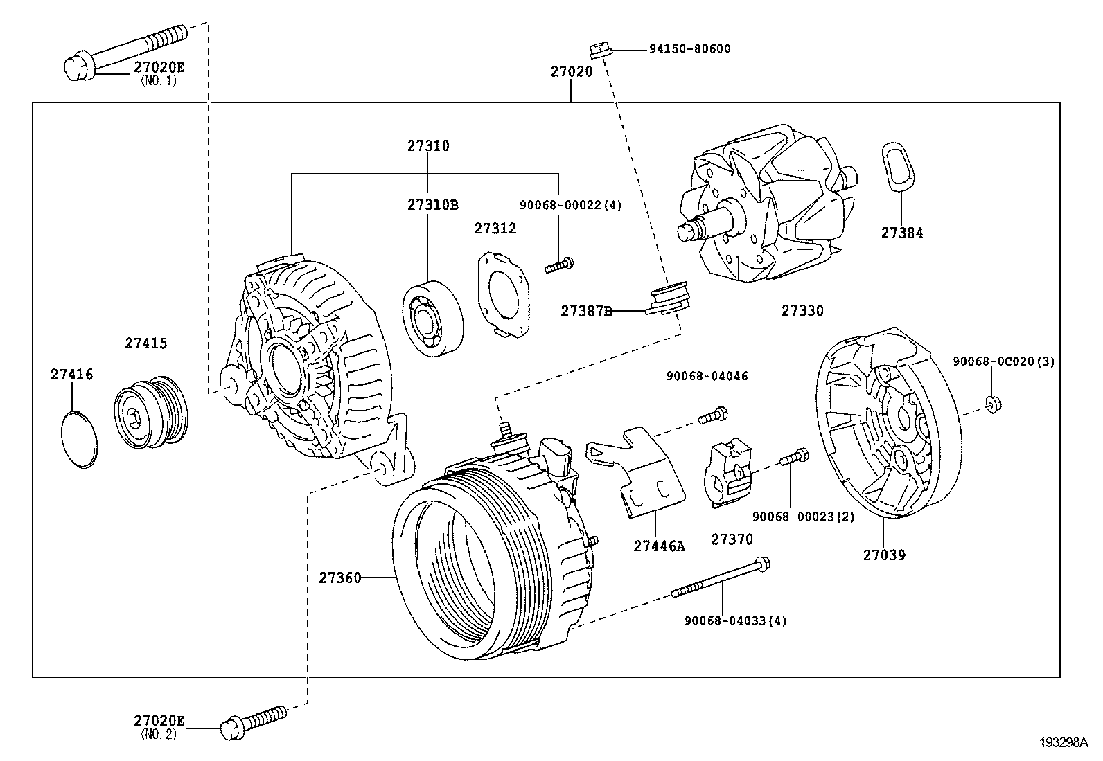  CAMRY AURION HV ARL |  ALTERNATOR