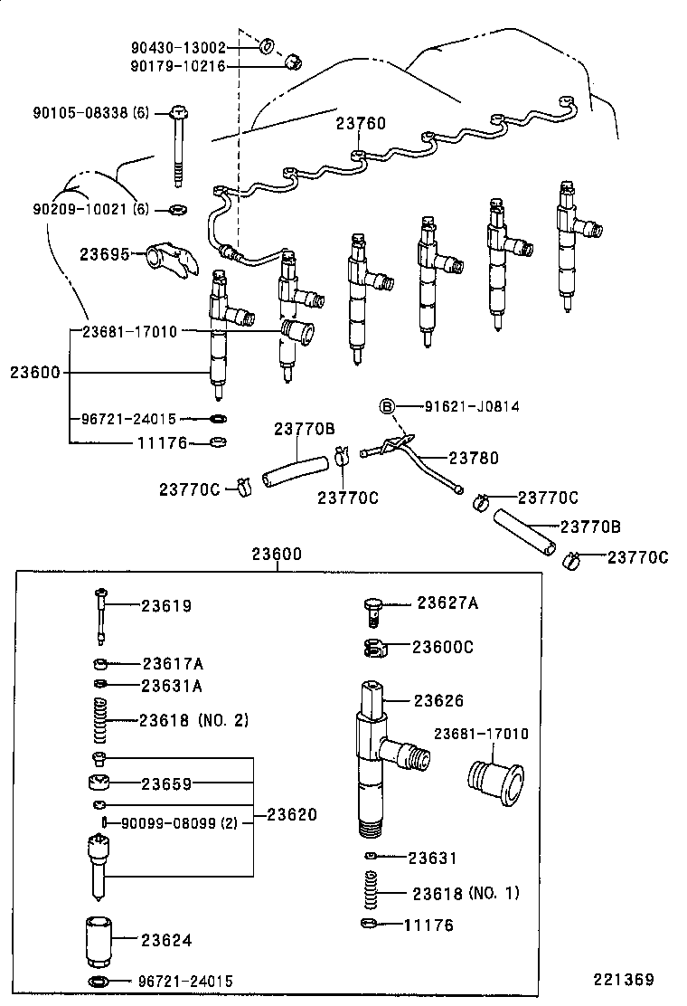  LAND CRUISER 100 105 |  INJECTION NOZZLE