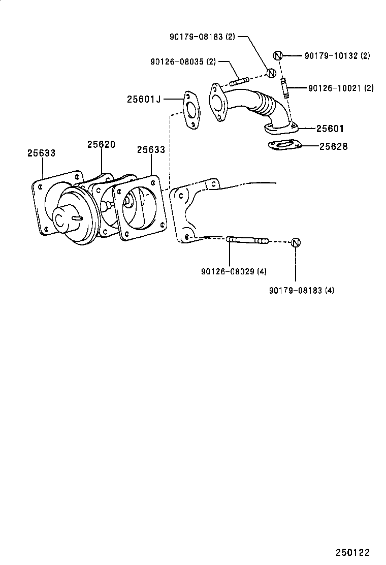  LAND CRUISER 100 105 |  EXHAUST GAS RECIRCULATION SYSTEM