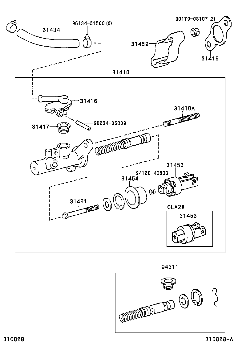  RAV4 |  CLUTCH MASTER CYLINDER